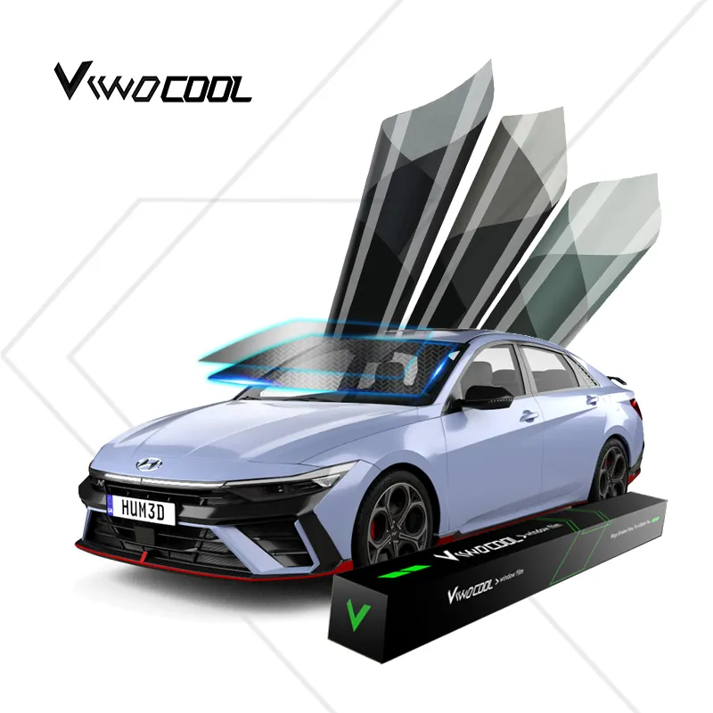 Viwocool Film solaire anti-UV pour vitres de voiture à haute isolation avec rejet de chaleur et films de confidentialité