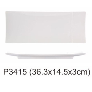 P3415 14.5-inch rectangular sushi plate
