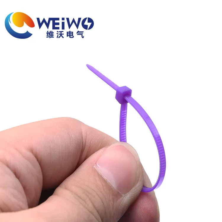 WEIWO profesional fábrica industrial de plástico de nylon 66 cable 2,4*100