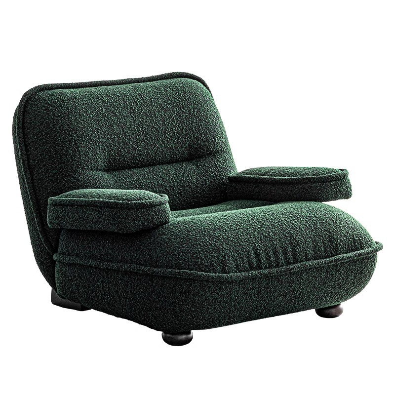 Flocon de neige velours vintage vert