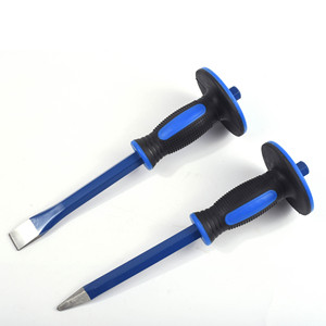 Heavy Duty Flat <strong>Chisel</strong> Hand Tool Point <strong>Chisel</strong> with Hand Protection <strong>for</strong> Demolishing <strong>Masonry</strong> Carving Concrete Breaker Cold <strong>Chisel</strong> - Product Image 1