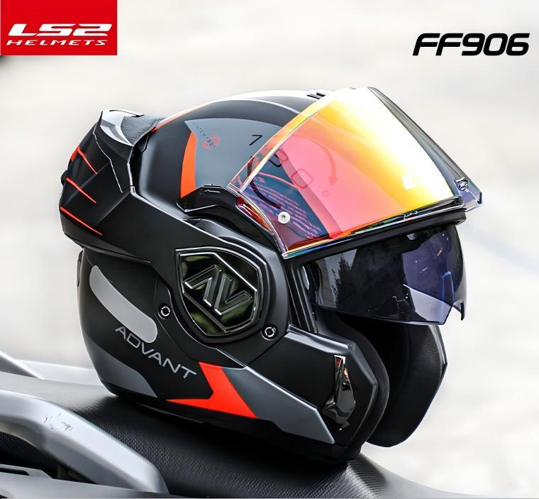 Adesivo antiappannamento per borsa codice casco nero opaco/arancione