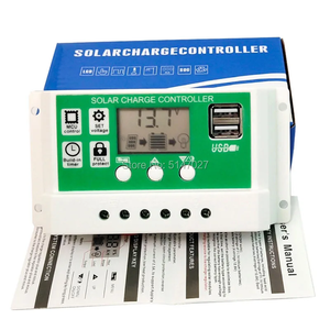 10A 20A 30APWMソーラー充電コントローラー12V24V自動ソーラーセル充電ボードコントローラー - Product Image 2