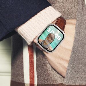 Hard PC Protective Case with Tempered Glass Screen Protector for <strong>Apple</strong> Watch Series 1 2 3 <strong>4</strong> 5 6 7 <strong>8</strong> 9 SE 40 41 44 45 mm Iwatch - Product Image 6