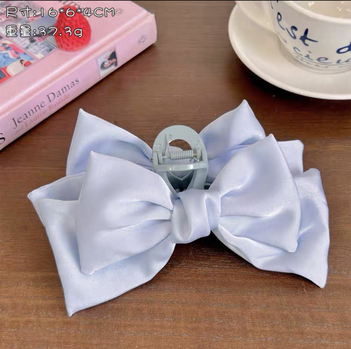 14 blue bow
