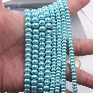 3x5mm בז 'צבע דיסק צורת זכוכית פרל חרוזים abacus rondelle זכוכית לתכשיטים קישוט ביצוע