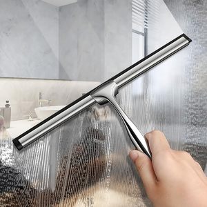 Silicone fenêtre raclette douche essuie-glace support pas de perçage requis nettoyage salle de bain cuisine voiture verre maison-polyvalent nettoyant - Product Image 6