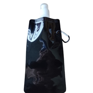 Khuyến mại giá rẻ nhất tái sử dụng có thể gập lại chai nước đóng mở du lịch chai nước có thể gập lại chai nước với logo - Product Image 5