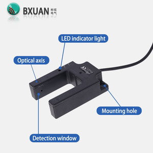 BXUAN consegna rapida 30VDC uscita a tre fili PNP NC distanza di rilevamento 30mm tipo U sensore interruttore fotoelettrico - Product Image 2
