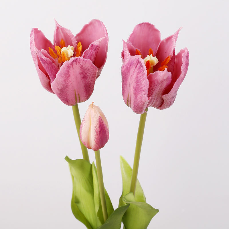 Bouquet de 3 têtes - violet