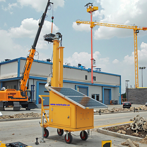 Thiết kế mới di động năng lượng mặt trời cctv Trailer Mạng Máy ảnh từ xa CCTV Trailer - Product Image 1
