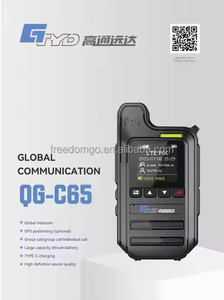 GTYD QG-C65 Walkie Talkie con Sim Card 5000km Long Range 4g Lte rete Poc Dual Sim Card 50 Km Talkie-Walkie - Product Image 2