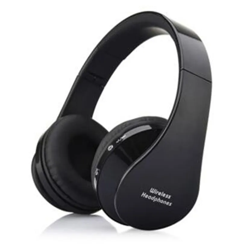 Fone de ouvido sem fio dobrável e profissional, headset portátil com super baixo estéreo e efeito para dvd mp3, NX-8252