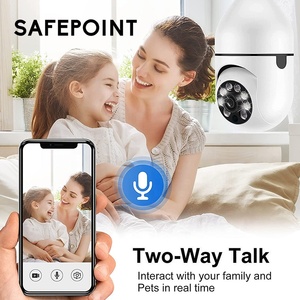 360 gradi panoramica Mini rete di sicurezza domestica CCTV telecamera HD visione notturna 2MP CMOS PTZ funzione-fiala lampadina senza fili - Product Image 4