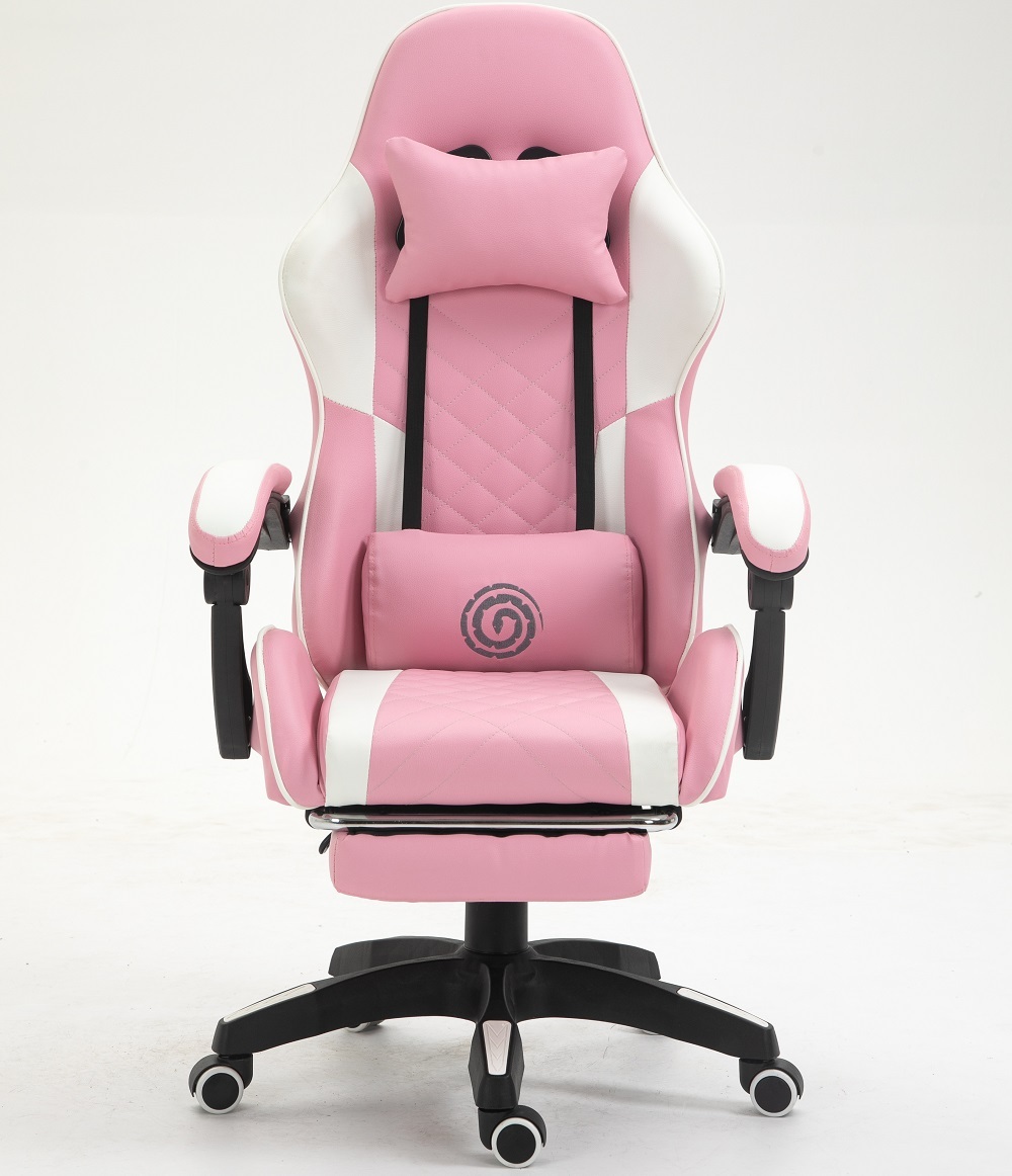 New Pink-Diamond Stitching+footrest