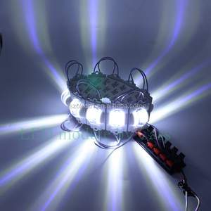 RGB กระพริบ Led Injection โมดูล SMD 2835 3ไฟ Led 1.5W เลนส์ Spot 5830ไฟตกแต่งรถ Led โมดูล12V - Product Image 4
