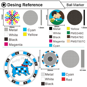 High Precision Golf Slope <strong>Putting</strong> Level Metal Marker Hat Clip Round Bubble Poker Chip Golf <strong>Ball</strong> Marker