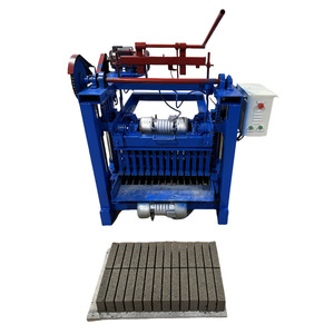 Idea para pequeñas empresas, máquina para fabricar bloques de enclavamiento 4-35, fabricante de ladrillos de cemento eficiente con motor central y componentes PLC - Product Image 1