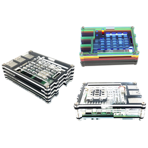 Venta caliente Raspberry PI 5 modelo Raspberry Pi 5 generación 9 capas carcasa acrílica con soporte de cámara fijo - Product Image 1
