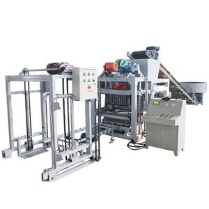 Máquina automática de fabricación de bloques de hormigón huecos de, fabricante de bloques de pavimento atómico de bajo precio con materia prima de cemento - Product Image 1