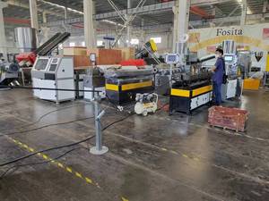 Fosita Electric Plastic Electrical Shisha <strong>Corrugated</strong> Pipe <strong>Tube</strong> <strong>Tubes</strong> Making Machine Plastic Machinery