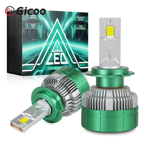 ไฟหน้ารถ LED 12V 24V 250W H7 H11 H4 HB3 HB4 CANbus ไร้ข้อผิดพลาดติดตั้งในตัว EMC หลอดไฟรถยนต์ LED 6000K 9005 9006