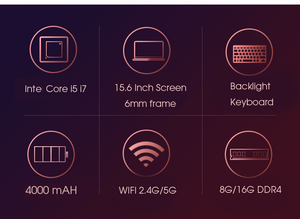 卸売ドロップシッピング15.6 "コアI5ラップトップコンピューターデスクトップコンピューターWin10ホームハードウェアラップトップ - Product Image 3