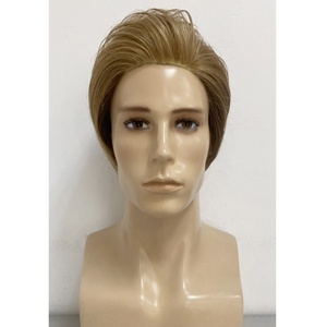 高品质男士假发精细100% 人发更换系统胶水男士假发