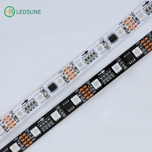 DC12V TM1934 4-контактный адресуемый RGB 60 светодиодов светодиодная Пиксельная лента программируемая Водонепроницаемая 12 В Светодиодная лента - Product Image 1