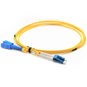 LC UPC至SC UPC双工SM OS2单模跳线3米LSZH 2.0毫米光纤跳线下降光纤 - Product Image 1