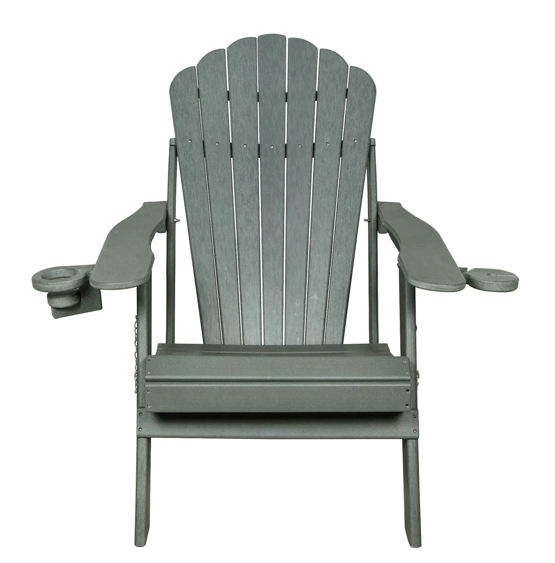 HDPE mobili da esterno sedia accento giardino spiaggia resistenza agli agenti atmosferici plastica riciclata Poly Adirondack Chair