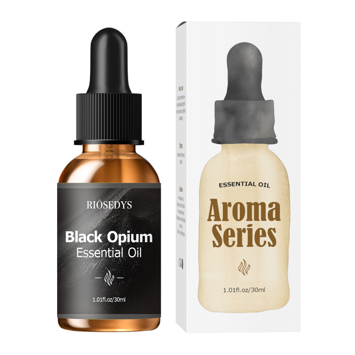 R label black duck slices essential oil