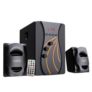 Altavoz LED para computadora con entrada RCA Altavoz activo profesional 2,1 para audio multimedia