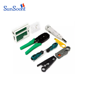 Billige Computer wartung rj45 lan Netzwerk elektronische Werkzeuge Kit Tasche und Netzwerk Tool Kit