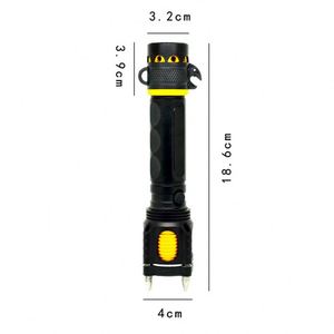 Новое поступление, многофункциональный фонарик с сигнализацией, 10 Вт - Product Image 2