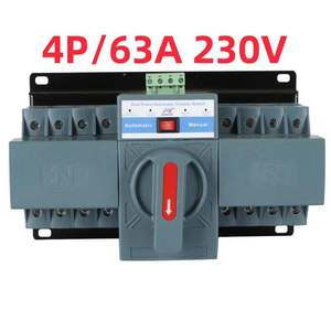 ATS自動転送スイッチMCBタイプデュアルパワーAC切り替えスイッチ110v最大電圧 - Product Image 3