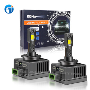 Xenon D12 Hid xenon D1S D3S D8S tak ve çalıştır için led Canbus LED far ampul flip chip LED ışık güçlü canbus LED farlar - Product Image 2