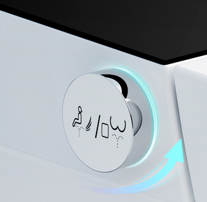 トイレトイレ自動洗浄バスルーム自動近くスマートトイレ,ホテル用リモコン付き - Product Image 4