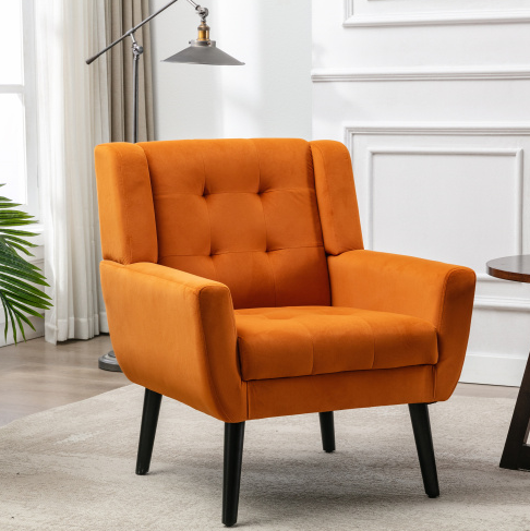 Orange + Upholstered