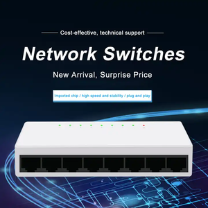 Ordine diretto KuWFi computer esterno 1.6G full duplex switch smart 100m wifi bianco piccolo 8 porte 100 interruttori di rete Mbps - Product Image 2