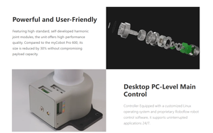 Industrial-Grade 6 DOF programmabile Open-Source per la visualizzazione Bluetooth braccio robotico Raspberry Pi 630 Pro per l'istruzione - Product Image 4