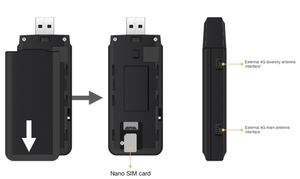 EC25-AF LTE <span class=keywords><strong>Modem</strong></span> <span class=keywords><strong>USB</strong></span> Mở Khóa 150Mbps Cat4 Với Khe Cắm Thẻ Sim Ăng Ten Nội Bộ 3G 4G <span class=keywords><strong>USB</strong></span> Dongle - Product Image 3