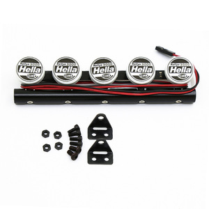 ชุดไฟ LED ติดหลังคา1/10ตีนตะขาบ RC พร้อมเลนส์ Hella-เข้ากันได้กับ tr_ *-X4และ SCX10 - Product Image 1