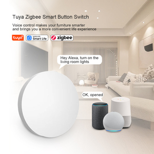 Смарт-кнопочный переключатель Tuya ZigBee, беспроводной пульт дистанционного управления с одной клавишей - Product Image 4
