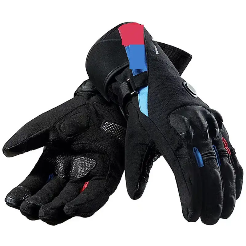 Anahtarlama Motocross isıtmalı eldiven akülü kış termal motosiklet ısıtma eldivenleri binme su geçirmez Guantes Para Moto