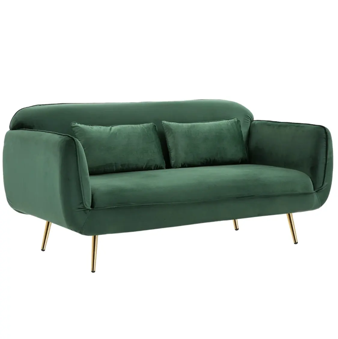 Confortável tecido pena quarto mobiliário reclinável boucle secional sofá