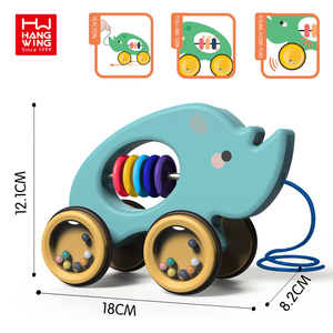 新到拉弦大象Jouet卡通可爱拉线动物玩具 - Product Image 3