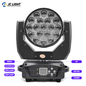 Upgrade New Design Martin Mac Aura 19x15w <strong>Led</strong> Zoom Stage Light Dj Rgbw 4 in 1 Wash Moving Head Light - Product Image 5