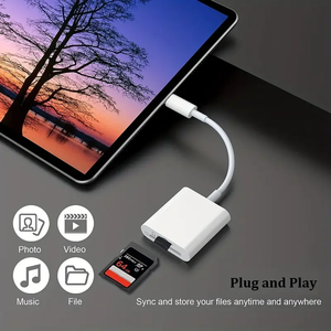 Apple USBC Multiport adaptörü için tavsiye yüksek hızlı veri iletimi kart okuyucu cep telefonu Sd kart ve Tf kart okuyucu - Product Image 3