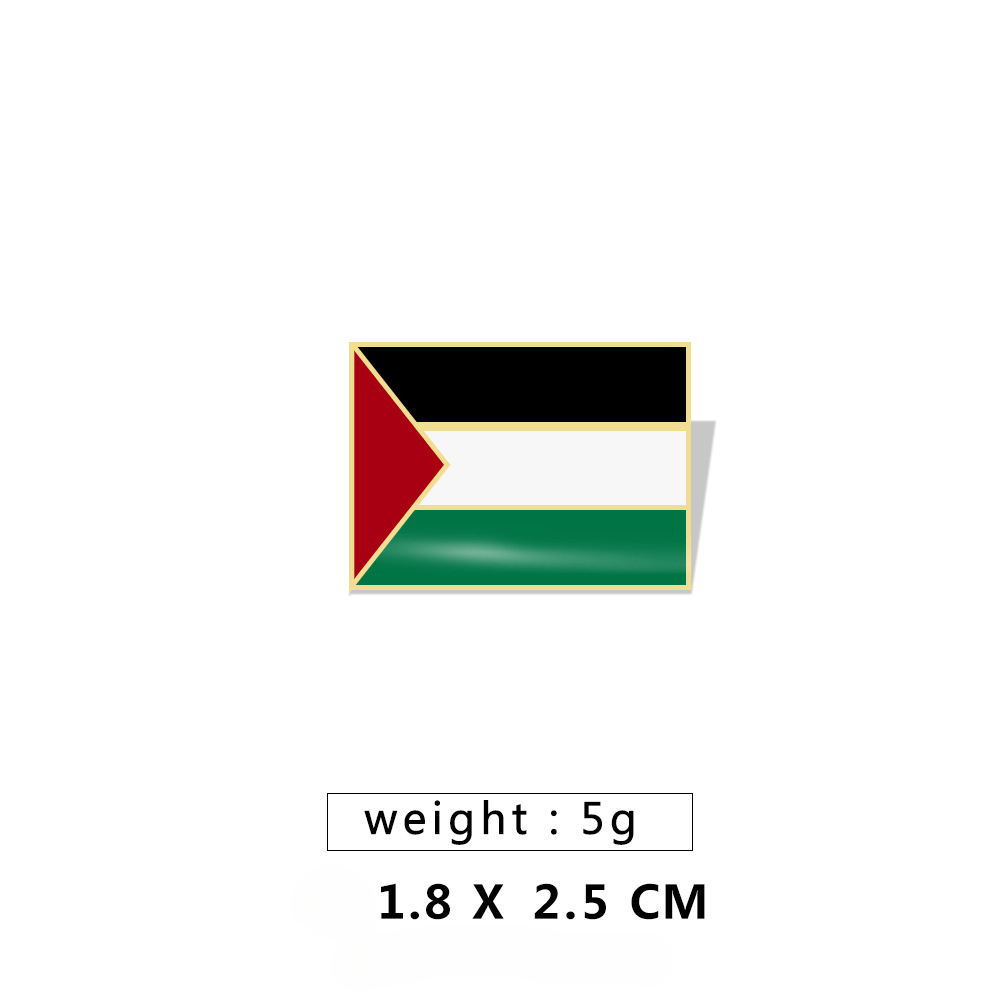 Drapeau carré doré